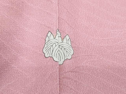 平和屋着物■上質な小紋　地紋起こし　瓦文　正絹　逸品　CABG2477th