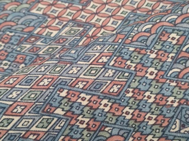 平和屋着物■上質な小紋　吉祥文　正絹　逸品　CABG2478th