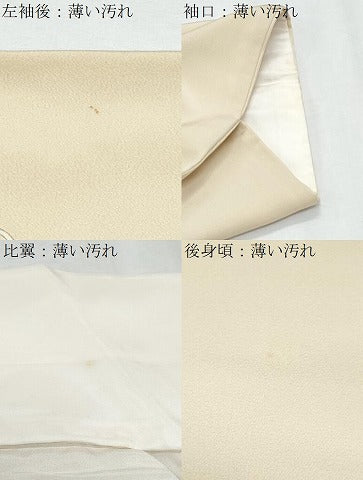 平和屋着物■豪華色留袖　御所車飛鶴花文　金彩　正絹　逸品　CABG2482th