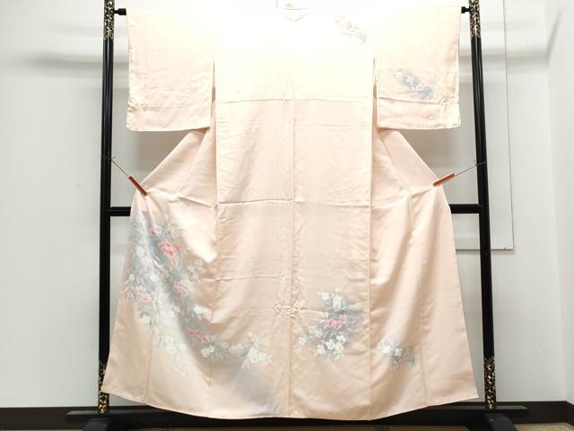平和屋着物■訪問着　刺繍　草花文　暈し染め　やまと誂製　正絹　逸品　CABG2483th