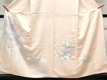 平和屋着物■訪問着　刺繍　草花文　暈し染め　やまと誂製　正絹　逸品　CABG2483th