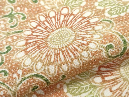 平和屋着物▽小紋　単衣　花唐草文　洗える着物　CABG2491th