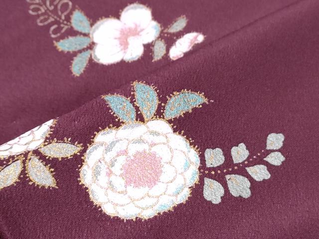 平和屋着物▽小紋　単衣　辻が花　金彩　洗える着物　CABG2492th
