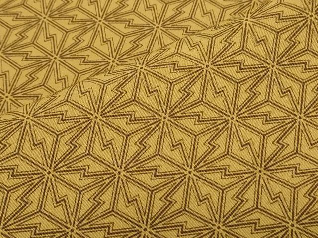 平和屋着物▽小紋　単衣　吉祥文　洗える着物　CABG2498th