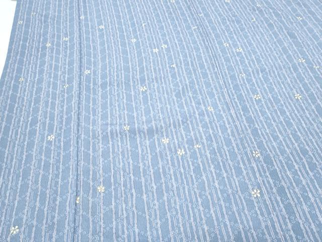 平和屋着物▽小紋　単衣　舞花文　洗える着物　CABG2505th