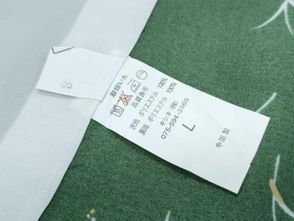 平和屋着物▽小紋　単衣　稲穂　洗える着物　CABG2521th