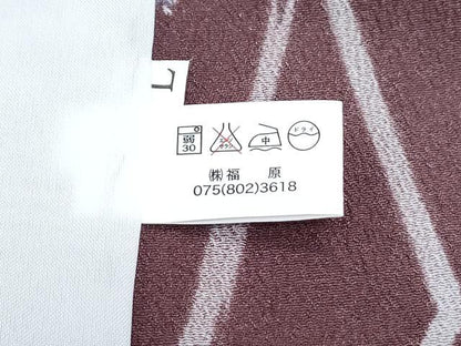 平和屋着物▽小紋　単衣　花丸文　洗える着物　CABG2531th