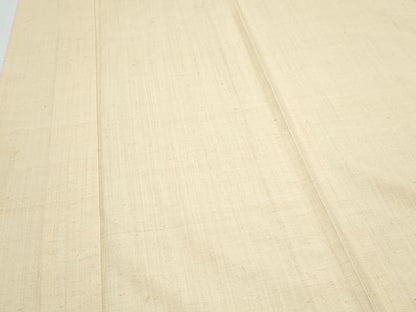 平和屋着物▽上質な紬　色無地　単衣　洗柿色　正絹　逸品　CABG2542th