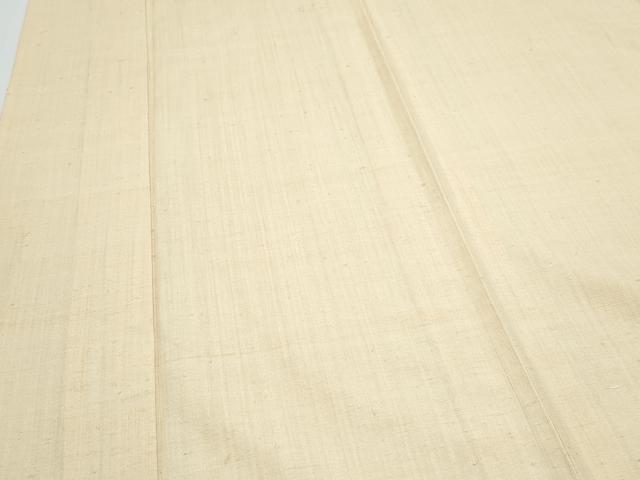 平和屋着物▽上質な紬　色無地　単衣　洗柿色　正絹　逸品　CABG2542th