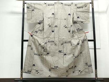 平和屋着物＊夏物　浴衣　吉祥文　綿　逸品　CABG2545th