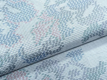 平和屋着物▽本場大島紬　単衣　7マルキ　花唐草文　正絹　逸品　CABG2547th
