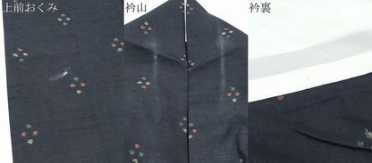 平和屋着物▽上質な紬　単衣　吉祥文　正絹　逸品　CABG2554th