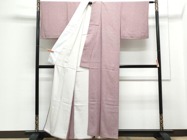 平和屋着物▽江戸小紋　単衣　鮫小紋柄　正絹　逸品　CABG2557th