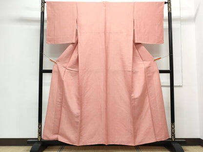 平和屋着物▽江戸小紋　単衣　鮫小紋柄　正絹　逸品　CABG2558th