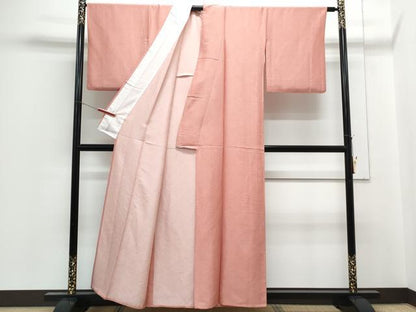 平和屋着物▽江戸小紋　単衣　鮫小紋柄　正絹　逸品　CABG2558th