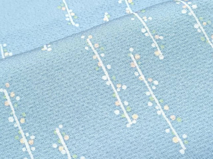 平和屋着物▽上質な小紋　単衣　吉祥文　正絹　逸品　未使用　CABG2564th