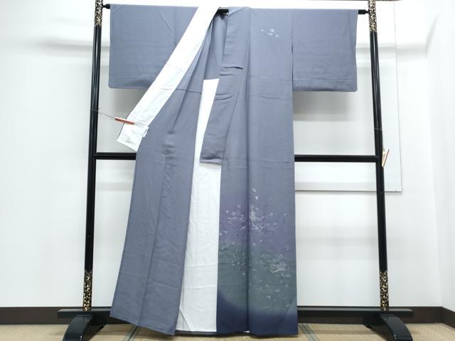 平和屋着物▽中国三大刺繍　スワトウ刺繍　総刺繍　訪問着　単衣　宝尽くし文　暈し染め　金糸　正絹　逸品　CABG2566th