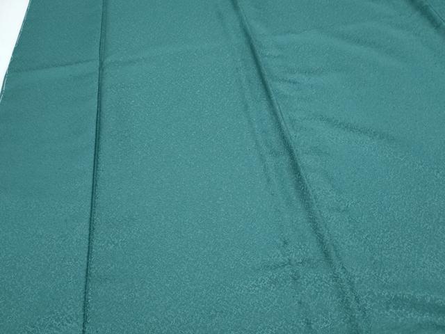 平和屋着物▽色無地　単衣　千歳緑色　洗える着物　CABG2577th