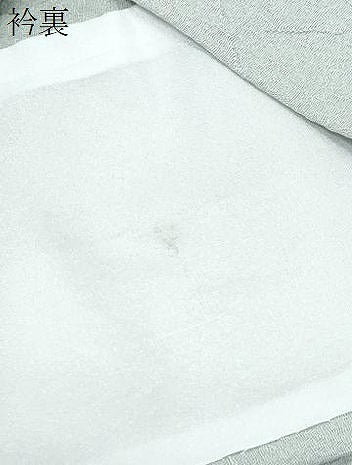平和屋着物▽色無地　単衣　絹鼠色　そごう百貨店扱い　洗える着物　CABG2578th