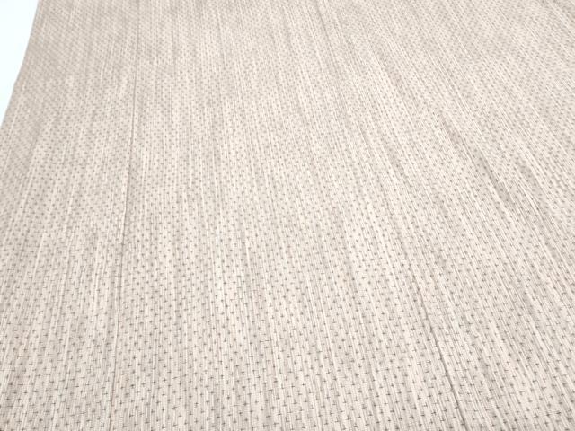 平和屋着物▽上質な紬　単衣　蚊絣　正絹　逸品　CABG2591th