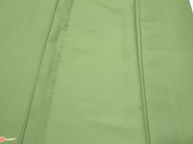 平和屋着物▽訪問着　単衣　枝梅文　金彩　洗える着物　CABG2609th
