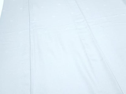 平和屋着物▽色無地　単衣　草花地紋　白練色　洗える着物　CABG2610th