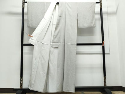平和屋着物▽上質な小紋　単衣　花尽し　正絹　逸品　CABG2617th
