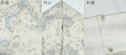 平和屋着物▽訪問着　単衣　吉祥花文　正絹　逸品　CABG2620th