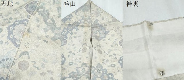 平和屋着物▽訪問着　単衣　吉祥花文　正絹　逸品　CABG2620th