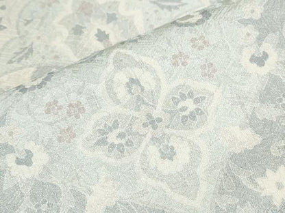 平和屋着物▽訪問着　単衣　吉祥花文　正絹　逸品　CABG2620th