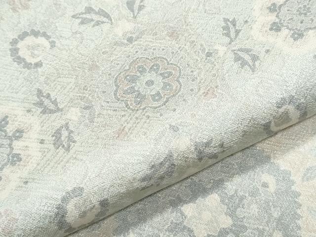 平和屋着物▽訪問着　単衣　吉祥花文　正絹　逸品　CABG2620th