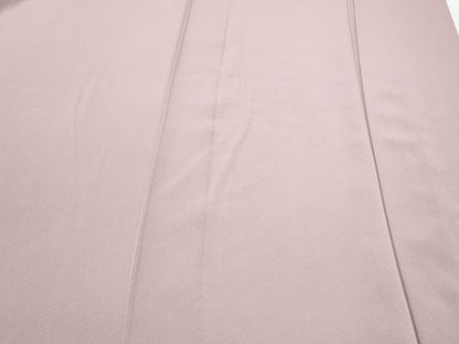 平和屋着物▽豪華　単衣　地紋起こし　草葉文　正絹　逸品　CABG2624th