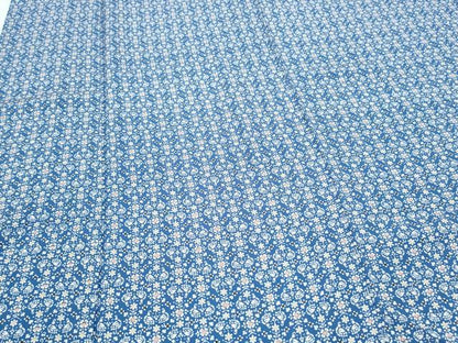 平和屋着物▽上質な小紋　単衣　型染め　向かい鳥花文　正絹　逸品　CABG2626th