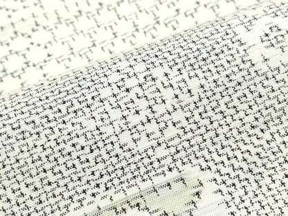 平和屋着物▽上質な紬　単衣　色紙重ね吉祥文　正絹　逸品　CABG2633th