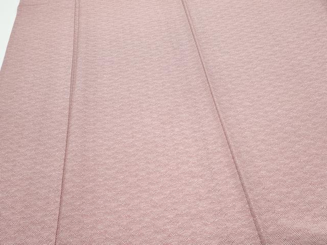 平和屋着物▽江戸小紋　単衣　鮫小紋柄　正絹　逸品　CABG2635th