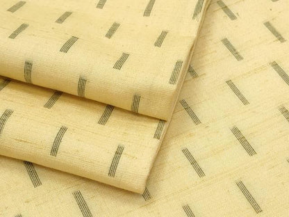 平和屋着物▽上質な紬　単衣　吉祥文　正絹　逸品　CABG2649th