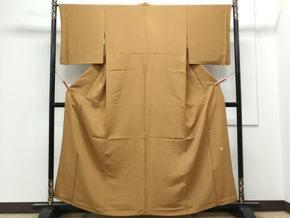 平和屋着物▽江戸小紋　単衣　作家物　鮫小紋柄　正絹　逸品　CABG2671th