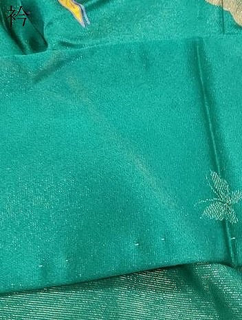 平和屋着物▽豪華振袖　単衣　舞蝶文　暈し染め　金通し地　正絹　逸品　CABG2672th