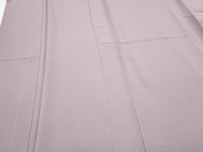 平和屋着物▽上質な色無地　単衣　紅藤色　正絹　逸品　CABG2686th