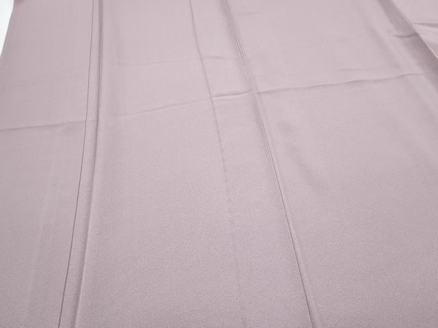 平和屋着物▽上質な色無地　単衣　紅藤色　正絹　逸品　CABG2686th
