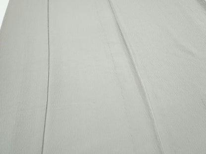 平和屋着物▽上質な色無地　単衣　絹鼠色　正絹　逸品　CABG2687th