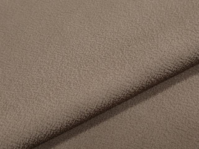 平和屋着物▽上質な色無地　単衣　憲法茶色　正絹　逸品　CABG2693th