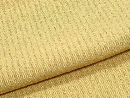 平和屋着物▽上質な色無地　単衣　芥子色　正絹　逸品　CABG2695th