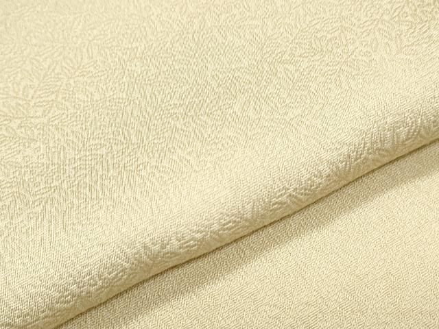 平和屋着物▽上質な色無地　単衣　草葉地紋　砥粉色　正絹　逸品　CABG2698th