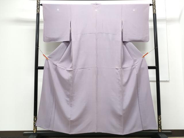 平和屋着物▽上質な色無地　単衣　半色　正絹　逸品　CABG2700th