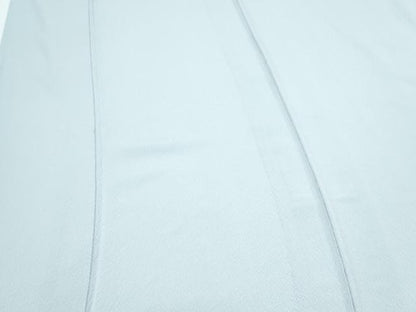 平和屋着物▽ろう彩工芸　奥村一心　色無地　単衣　白藍色　正絹　逸品　CABG2701th