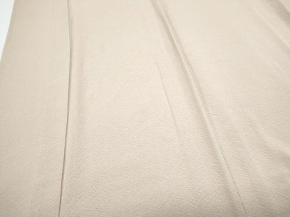 平和屋着物▽上質な色無地　単衣　洗柿色　反端付き　正絹　逸品　CABG2705th