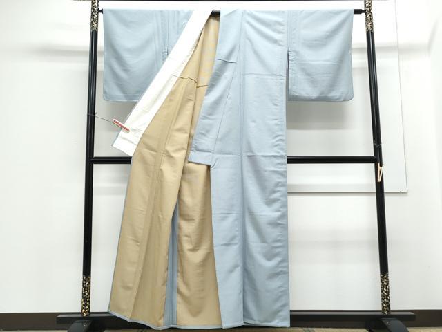 平和屋着物▽江戸小紋　単衣　あられ　洗える着物　CABG2713th