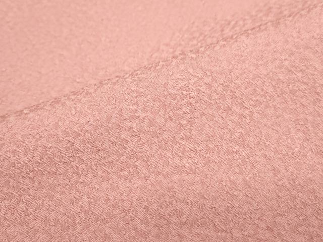平和屋着物■上質な色無地　珊瑚色　正絹　逸品　CABG2727th
