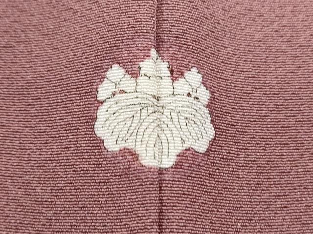 平和屋着物■上質な色無地　浅蘇芳色　正絹　逸品　CABG2730th